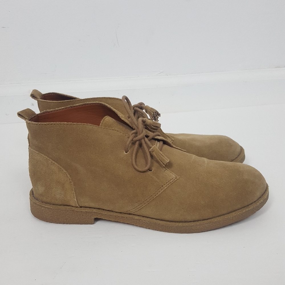 Lucky Brand Eberline Tan Suede Desert Chukka Boots